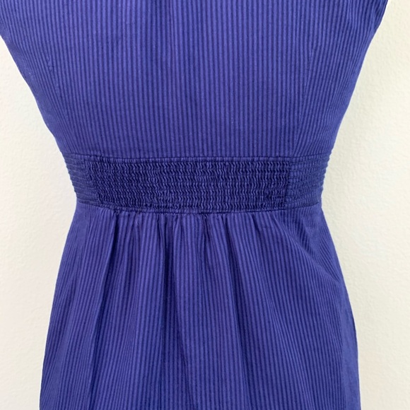Anthropologie Maeve Pin Stripe Button Up Dress - Picture 5 of 8